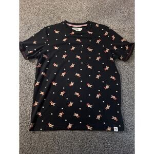 Free Planet Reindeer Christmas T-shirt Adult Unisex Medium